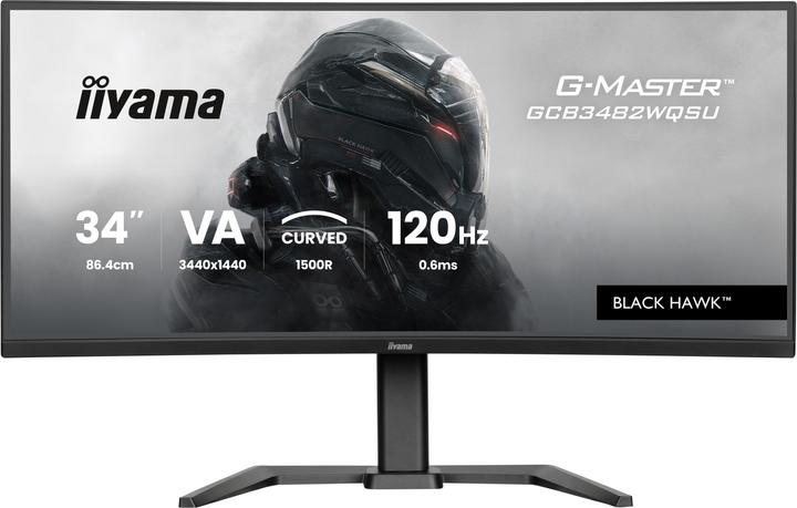iiyama 86.4cm (34") GCB3482WQSU-B1 21:9 2xHDMi+DP+USB-C (3440 x 1440 Pixel, 34")