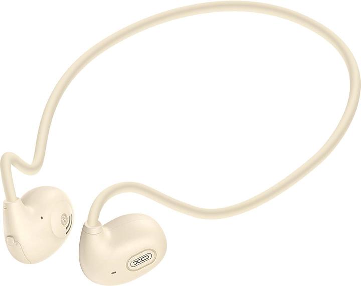 xO Ecouteurs Bluetooth BS34 avec conduction osseuse beige (14 h, Sans fil)
