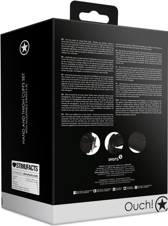 Productafbeelding Ouch! Set hand- en dijboeien