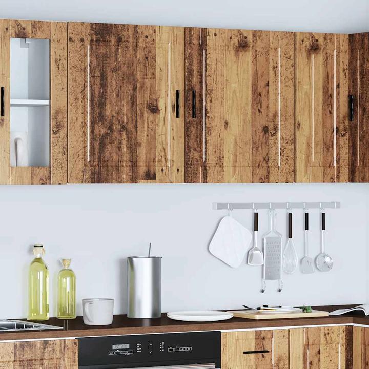 Immagine prodotto VidaXL Pensili da cucina 2 pezzi. Materiale a base di legno Porto, aspetto legno recuperato (50 x 31 x 60 cm)