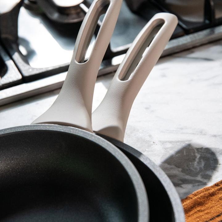 Actual product image Sambonet set of 2 induction stoves silver force (Pan set + pot set, Aluminium)