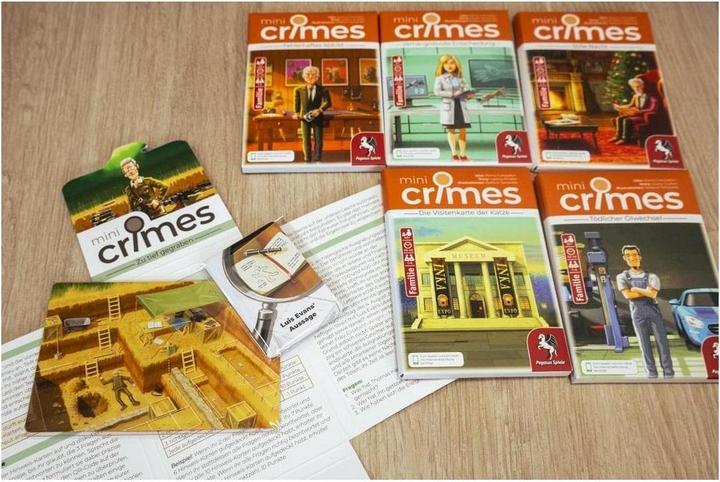 Actual product image Pegasus MiniCrimes 2 - Case 3 (German, 1 - 6 Players)