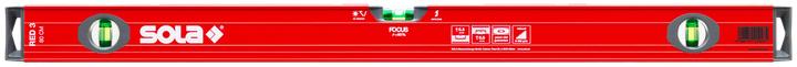 Actual product image Sola Messwerkzeuge 1214801 Aluminium spirit level "Red 3 60" cm in red (60 cm)