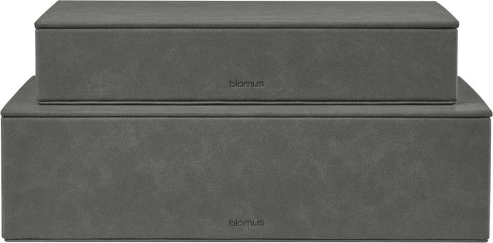 Produktbild Blomus SAHLA Aufbewahrungsbox pewter 2tlg