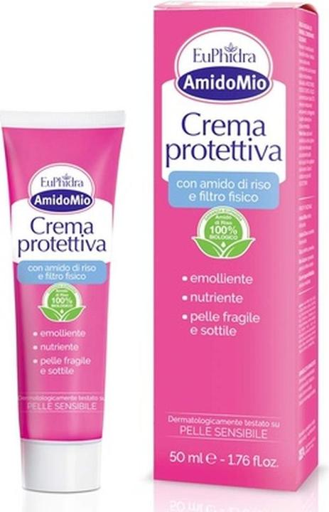 Immagine prodotto AmidoMio Amido Mio Crema Protettiva con Amido di Riso e Filtro UVB 50ml (Crema solare, SPF 50, 50 ml, 1000 g)