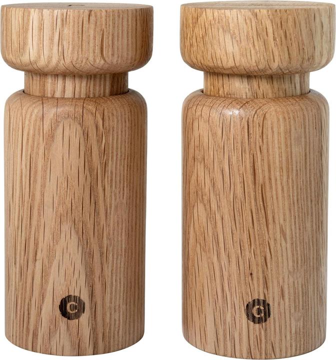 Actual product image Crush Grind Spice mill Helsinki 2 pieces, 13 cm, light brown (Various spices)