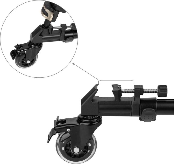 Immagine prodotto SmallRig Stativwagen 3986 Universal (Carrello porta treppiedi)