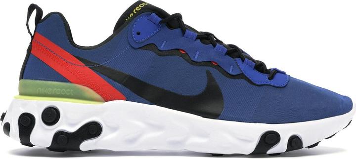 Produktbild Nike React Element 55 Game Royal Dynamic Yellow Habanero Red (38)