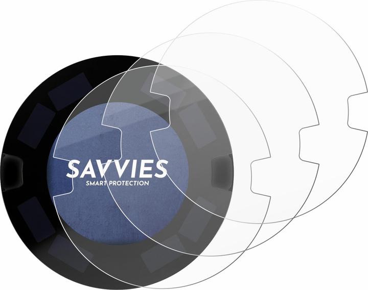 Actual product image Savvies 3x Smart Glass - 9H Hybrid Glass Screen Protector for OOONO P-DISC NO3