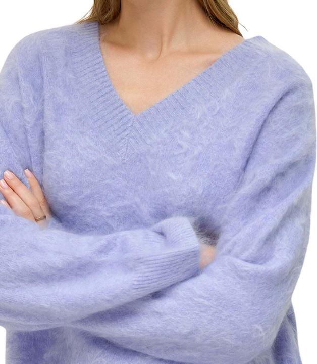 Produktbild Bellemere Pullover Brushed Pure Cashmere V-Neck Sweater (One Size)