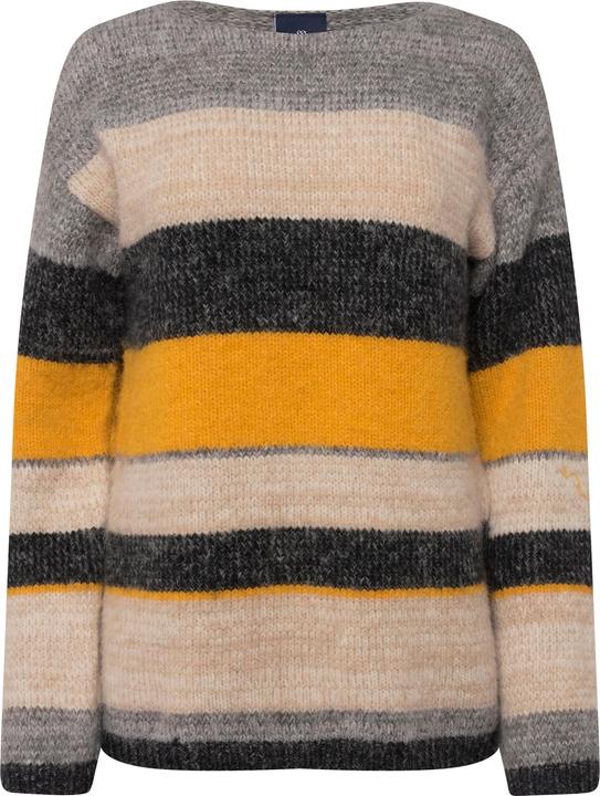 Produktbild Laurasøn Pullover, Ringelstrick, Wollanteil, Rundhals, Langarm (L)
