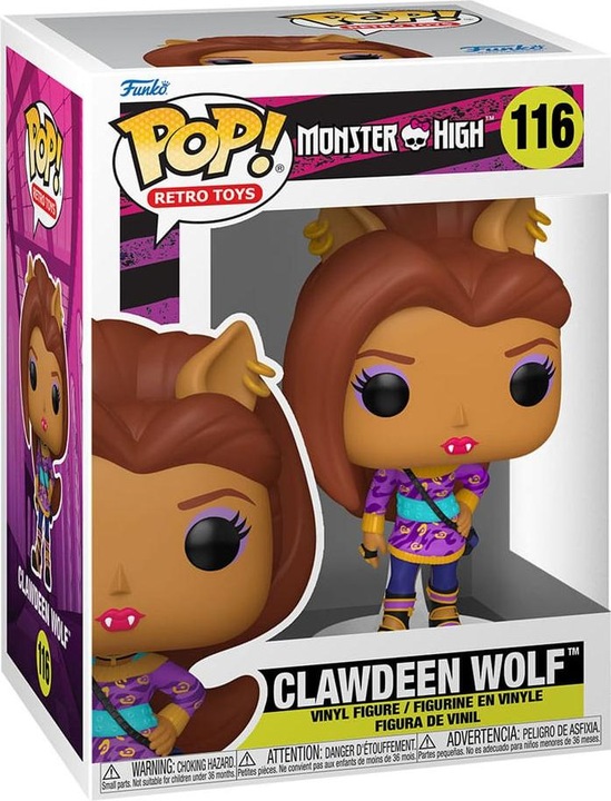 Produktbild Funko Monster High POP! Vinyl Figur Clawdeen 9 cm
