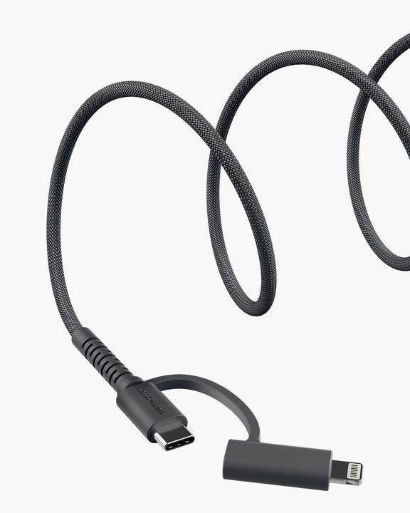 Actual product image Fresh'N Rebel Fresh 'n Rebel USB-C Combo Cable Grey (2 m, 60 W)