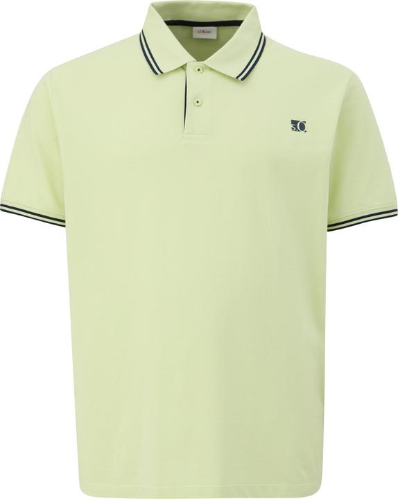 Produktbild S.Oliver Polo-Shirt Poloshirt aus Baumwolle mit Logo-Detail (XXL)