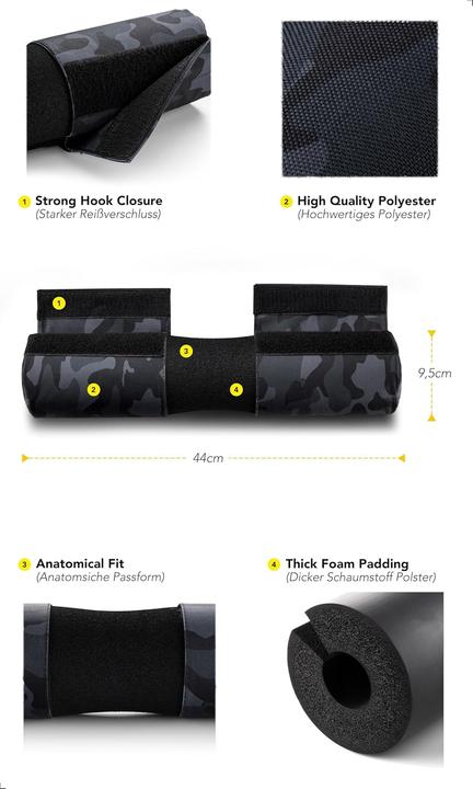 Produktbild Fitgriff Langhantel Polsterung für Squats & Hip Thrusts