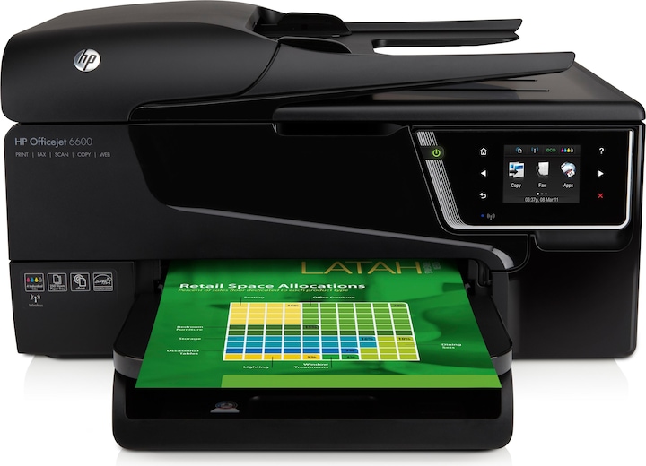 HP Officejet 6600 e-All-in-One H711a - imprimante multifonction - couleur - jet d'encre (Thermodirecte, Couleur)