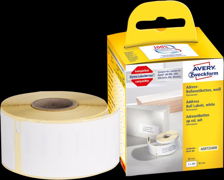 Actual product image Avery Roll labels