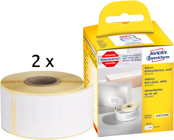 Image du produit Avery Étiquettes en rouleau
