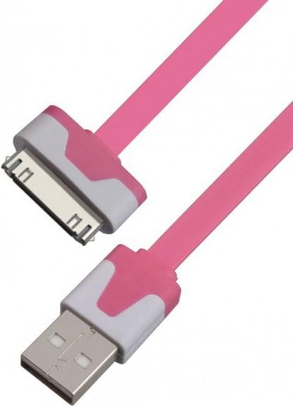 Produktbild Hermex iPhone iPad 30-Pin Dock Ladekabel 2M FLACH PINK