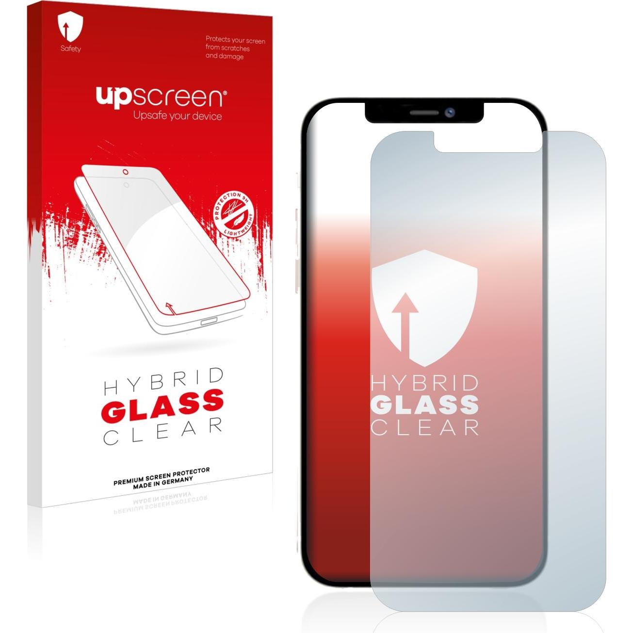 upscreen Scratch Shield Panzerglasfolie (1 Stück, Apple iPhone 12 Pro Max), Smartphone Schutzfolie, Transparent