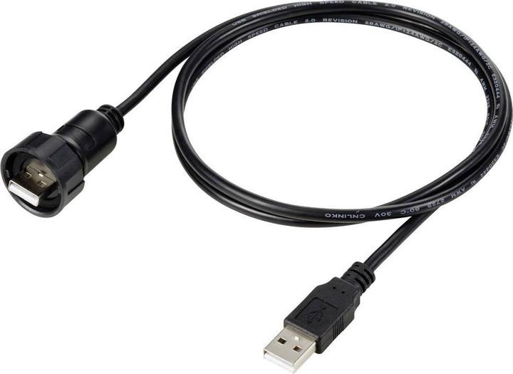 Actual product image Tru Components USB 2,0 Adapter inkl. 1 m Kabel TC-12775064 Inhalt: 1 St.