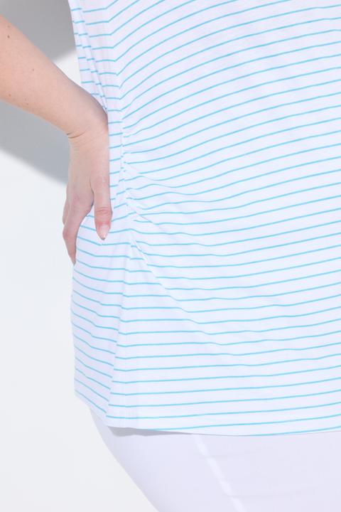 Produktbild Ulla Popken Bellieva-T-Shirts, 2er Pack, Halbarm, seitl. Raffung (62)
