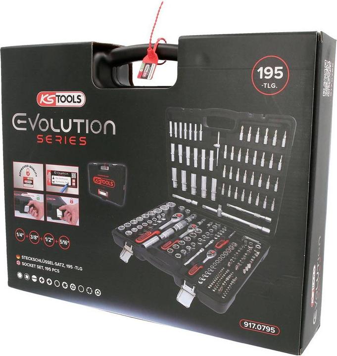 Image du produit KS Tools Jeu de clés à douille (32 mm, 9 mm, 22 mm, 23 mm, 12 mm, 25 mm, 29 mm, 15 mm, 8 mm, 17 mm, 13 mm, 21 mm, 10 mm, 31 mm, 5 mm, 18 mm, 4 mm, 28 mm, 7 mm, 27 mm, 26 mm, 16 mm, 6 mm, 24 mm, 19 mm, 14 mm, 30 mm, 11 mm, 20 mm)