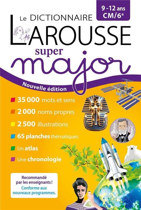 Produktbild Le dictionnaire Larousse super major, 9-12 ans, CM-6e (Französisch, Collectif, 2025)