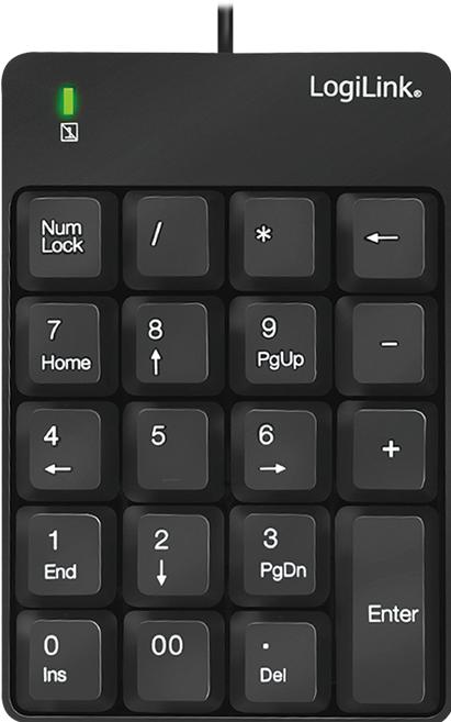 Actual product image LogiLink ID0184 (Numeric keypad, Cable)
