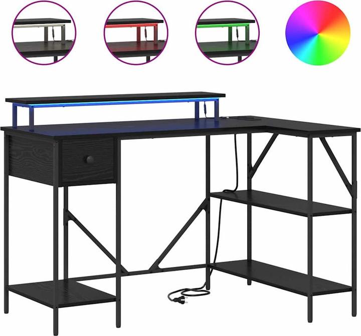 Actual product image vidaXL Modern desk (79 x 120 x 86.50 cm)