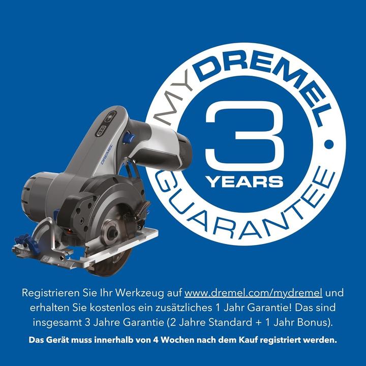Productafbeelding Dremel Akku-Kreissäge 12V mit Laser CS12V-S1 Akku-Handkreissäge