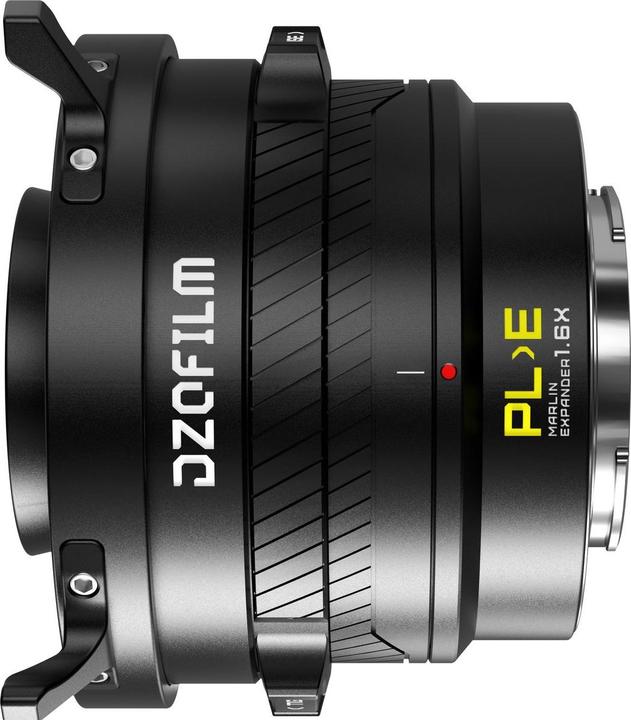 Actual product image Dzofilm Marlin 1.6x Expander PL Lens to E Camera