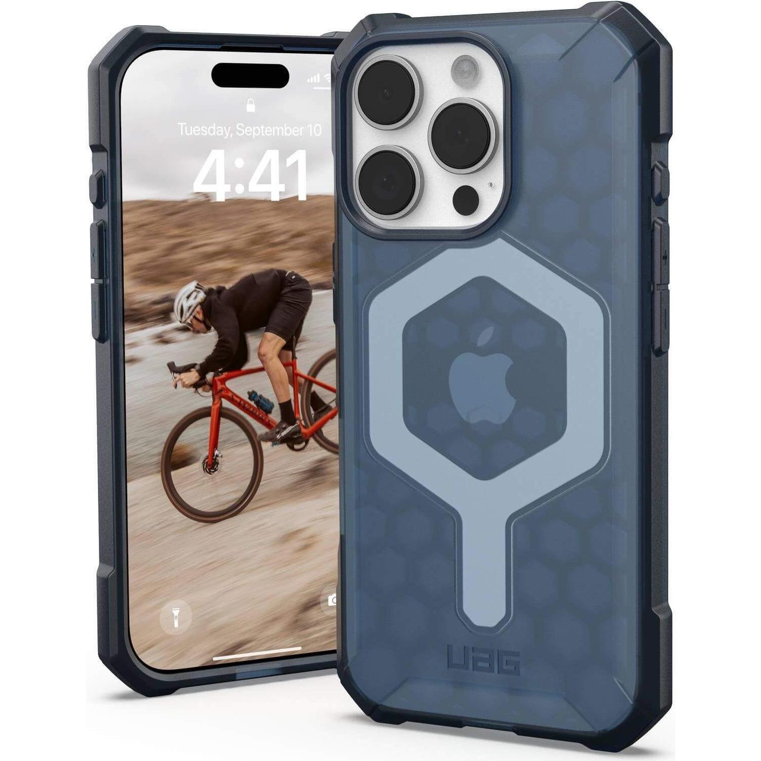UAG Essential Armor MagSafe Case (Apple iPhone 16 Pro), Smartphone Hülle, Blau