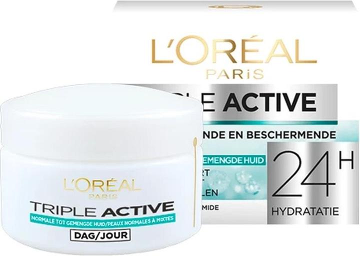 Produktbild L'Oréal Paris L'Oreal Triple Active Multi-Protective Day Cream 24H Hydration for Normal/Combination Skin 50ml (50 ml, Tagescreme)