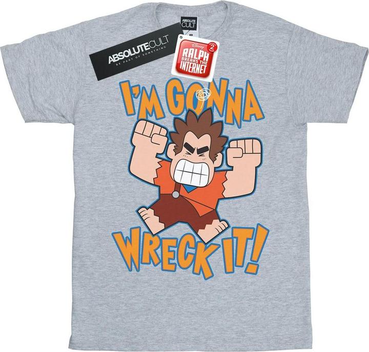 Immagine prodotto Disney Wreck It Ralph I'm Gonna Wreck It Maglietta Ampia Donna (M)