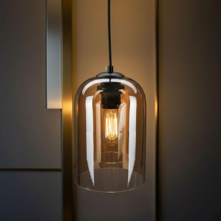 Actual product image Hermex Skandinavische Glas-Hängelampe (E27)