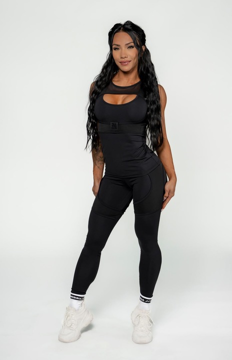 Image du produit Nebbia Women's High Waist Leggings Intense Mesh 838 black (L)