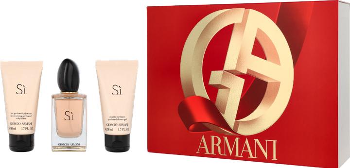 Image du produit Giorgio Armani Sì Set Eau de Parfum 50ml + Gel Douche 50ml + Lait Corporel 50ml (Coffret de parfum)