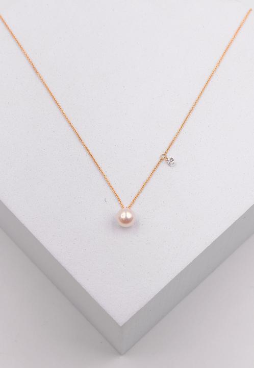 Immagine prodotto Muau Collana (750, Oro rosa 18 carati, 45 cm)