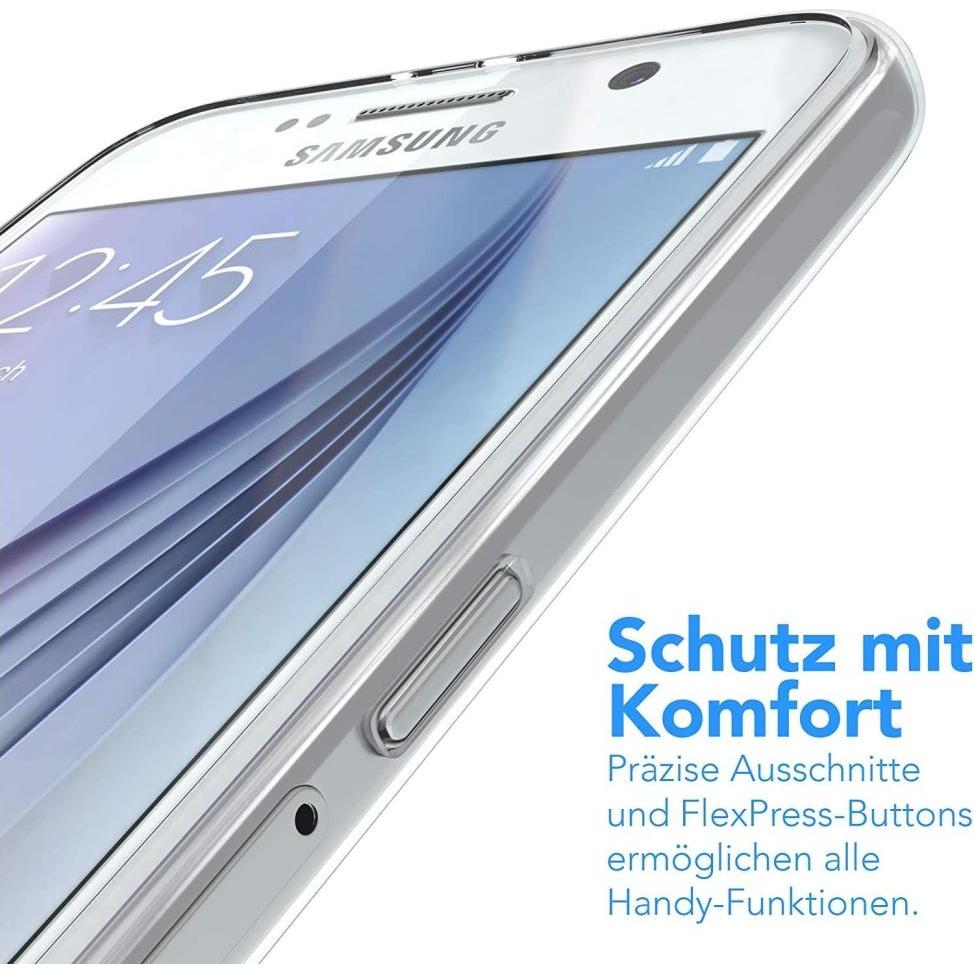 Thumbnail - Screenguard Samsung Galaxy S6 Flexible TPU Clear Case (Samsung Galaxy S6), Smartphone Hülle, Transparent