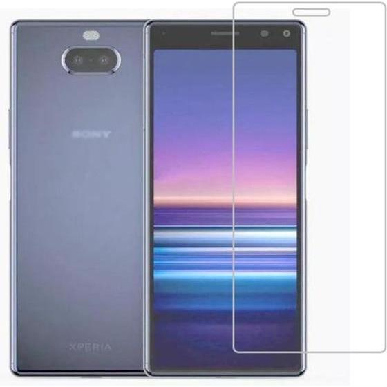 MU Budget Schutzglas Displayschutz (1 Stück, Sony Xperia 8), Smartphone Schutzfolie, Transparent