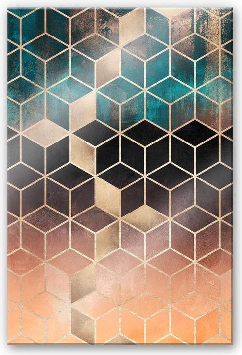 Image du produit Trenddeko Géométrie vert or (100 x 150 cm)