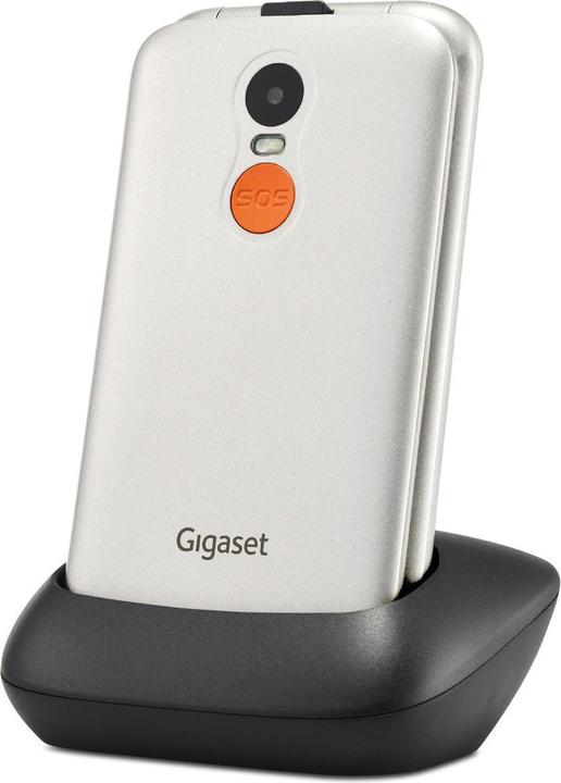 Actual product image Gigaset GL590 Dual SIM - Pearl-white (Pearl White, Titanium Pearl White, 2.80", Dual SIM, 2G)
