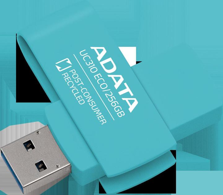 Produktbild Adata UC310 ECO 256 GB (gr?n, USB-A 3.2 Gen 1) (256 GB, USB-A)