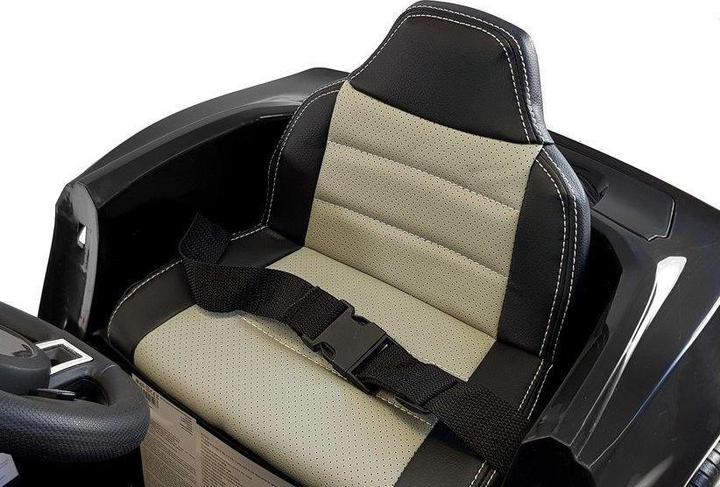 Actual product image Lean Toys Electric car for children Police - BBH0007, black (12 V)