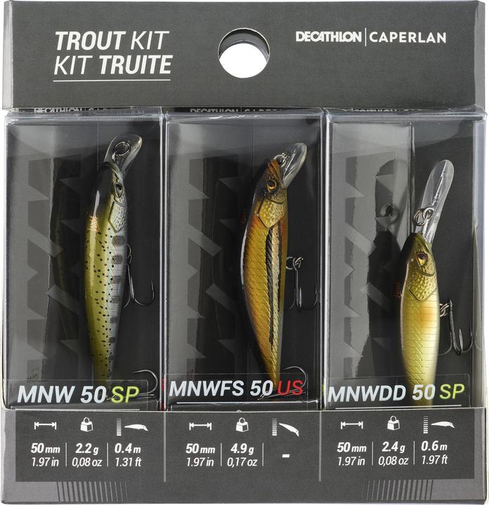 Actual product image Caperlan Jerkbait Minnow (5 cm)