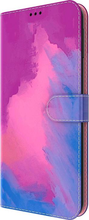 Actual product image Art iPhone 13 Pro book case Case with card slot Pink Purple (Apple iPhone 13 Pro)