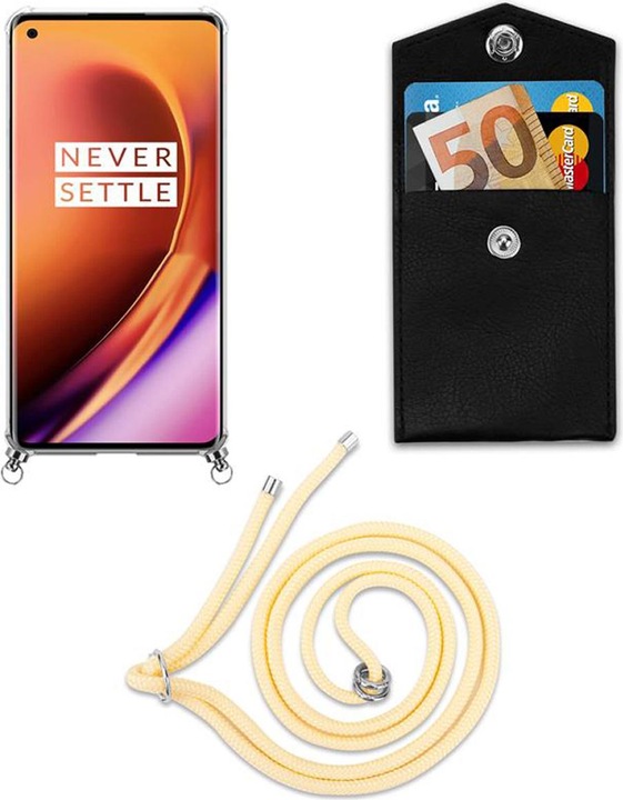 Produktbild Cadorabo TPU Handy Kette SILBER Cover