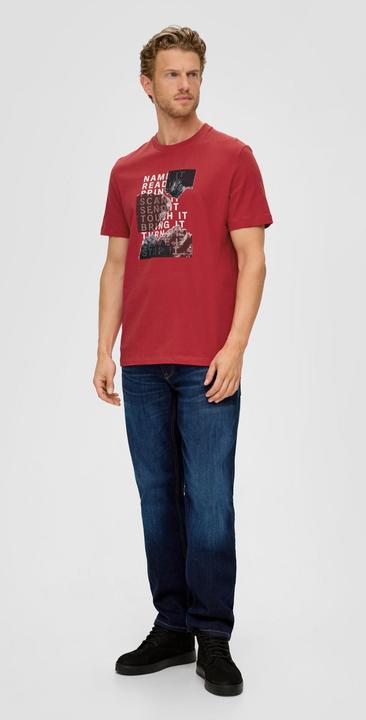 Produktbild s.Oliver T-Shirt Jerseyshirt mit Print (S)