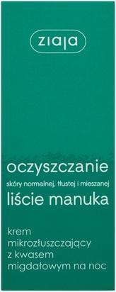 Produktbild Ziaja Manuka Tree Night Cream - Night Face Cream (50 ml)